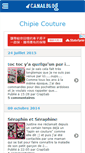 Mobile Screenshot of chipiecouture.canalblog.com
