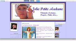 Desktop Screenshot of joliepetitemadam.canalblog.com