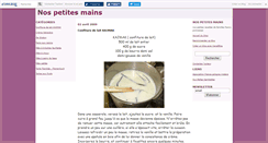 Desktop Screenshot of nospetitesmains.canalblog.com