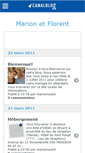 Mobile Screenshot of marionflorent.canalblog.com