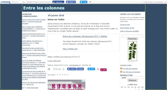 Desktop Screenshot of entrelescolonnes.canalblog.com