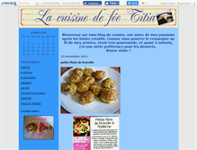 Tablet Screenshot of cuisinedetitia.canalblog.com