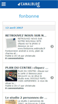 Mobile Screenshot of fonbonne.canalblog.com