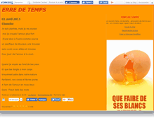 Tablet Screenshot of erredetemps.canalblog.com