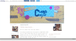 Desktop Screenshot of clairescrafts.canalblog.com