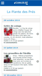 Mobile Screenshot of laplantedespres.canalblog.com