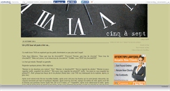 Desktop Screenshot of cinqaseptengel.canalblog.com
