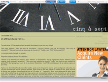 Tablet Screenshot of cinqaseptengel.canalblog.com