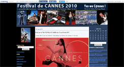 Desktop Screenshot of festivaldecannes.canalblog.com