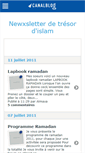 Mobile Screenshot of newslettertresor.canalblog.com