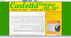 Desktop Screenshot of carlotaenamerica.canalblog.com