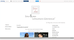 Desktop Screenshot of louandmeconcours.canalblog.com