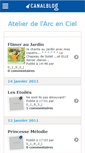 Mobile Screenshot of chanteplume.canalblog.com