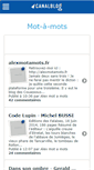 Mobile Screenshot of motamots.canalblog.com