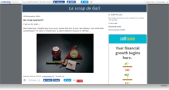 Desktop Screenshot of galiscrap.canalblog.com