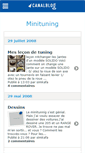Mobile Screenshot of minitunning.canalblog.com