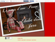 Tablet Screenshot of chaletdanslejura.canalblog.com