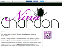 Tablet Screenshot of ninachardon.canalblog.com