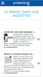 Mobile Screenshot of cuisinedibtissam.canalblog.com
