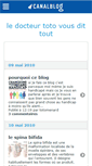 Mobile Screenshot of docteurtoto.canalblog.com