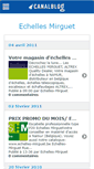 Mobile Screenshot of echellesmirguet.canalblog.com