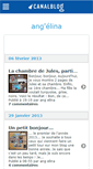 Mobile Screenshot of angielina.canalblog.com
