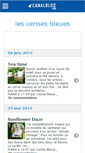 Mobile Screenshot of lescerisesbleues.canalblog.com