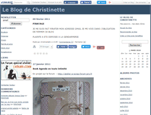 Tablet Screenshot of christinette.canalblog.com