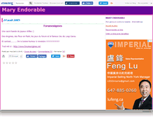 Tablet Screenshot of maryendorable.canalblog.com