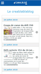 Mobile Screenshot of lecreablablablog.canalblog.com