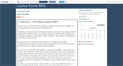 Desktop Screenshot of laxiusforce.canalblog.com