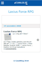 Mobile Screenshot of laxiusforce.canalblog.com
