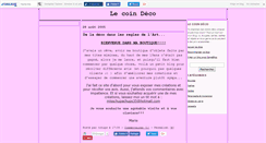 Desktop Screenshot of lecoindeco.canalblog.com