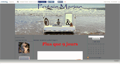 Desktop Screenshot of lapoesiemarine.canalblog.com