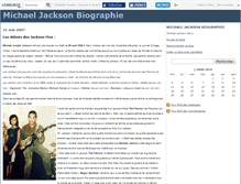 Tablet Screenshot of mjbio.canalblog.com