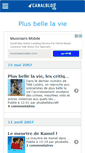 Mobile Screenshot of plusbellelaviefr.canalblog.com