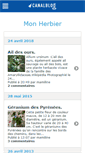 Mobile Screenshot of miniherbarium.canalblog.com