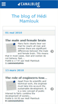 Mobile Screenshot of hedimamlouk.canalblog.com