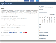 Tablet Screenshot of egoornot.canalblog.com