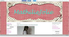 Desktop Screenshot of chezmathilie.canalblog.com