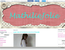 Tablet Screenshot of chezmathilie.canalblog.com
