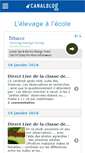 Mobile Screenshot of ecolelevage.canalblog.com