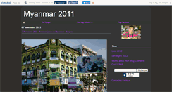 Desktop Screenshot of myanmar2011.canalblog.com