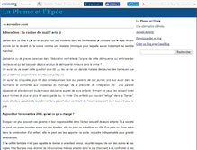 Tablet Screenshot of laplumeetlepee.canalblog.com