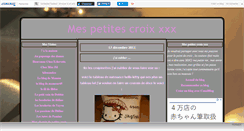 Desktop Screenshot of mespetitescroixx.canalblog.com