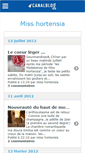 Mobile Screenshot of misshortensias.canalblog.com