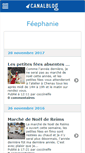 Mobile Screenshot of feephanie.canalblog.com