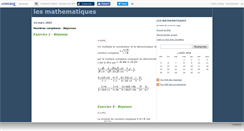 Desktop Screenshot of mathematiques.canalblog.com