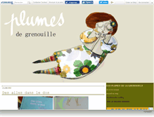 Tablet Screenshot of grenouilleaplume.canalblog.com
