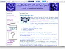 Tablet Screenshot of labelbluecosmeto.canalblog.com